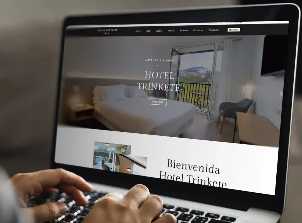 paginas web navarra Hotel Trinkete