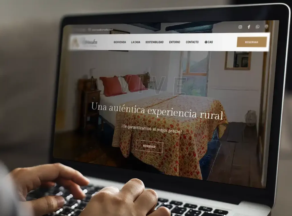 Diseño web Navarra - Casa rural Urruska