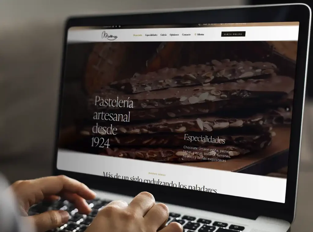 Diseño web Navarra - Pastelería Malkorra