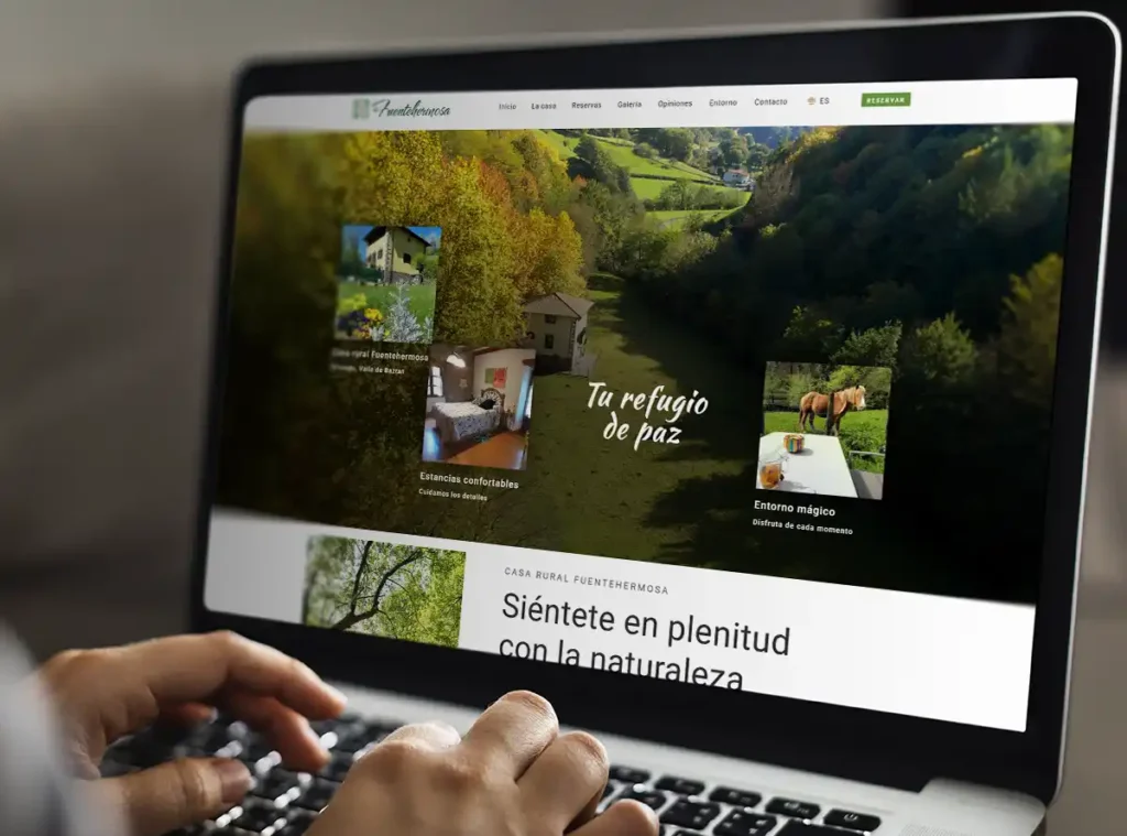 Diseño web Navarra - Casa rural Fuentehermosa