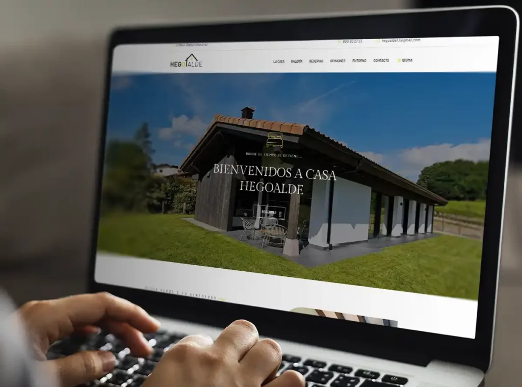 Diseño web Navarra - Casa Hegoalde